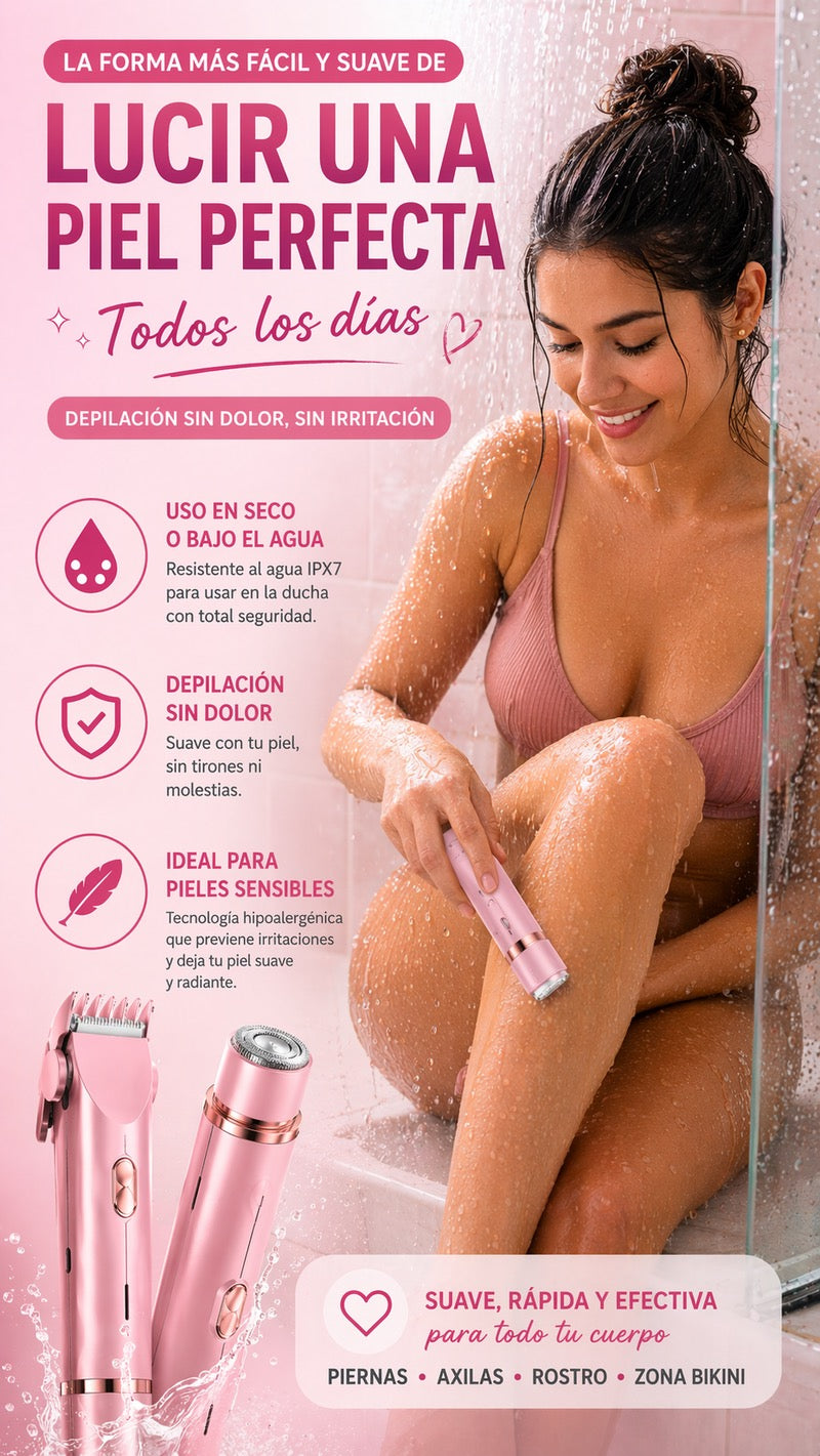 Suave, rápida y efectiva para todo tu cuerpo