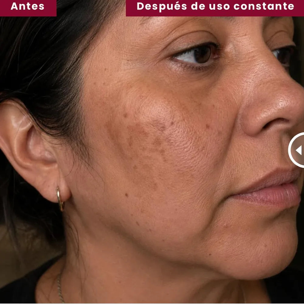 Antes y después de uso constante