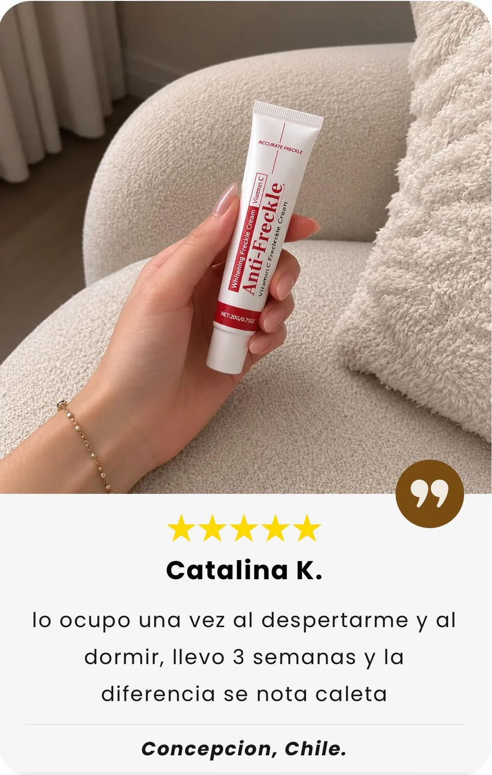 Testimonio de clienta