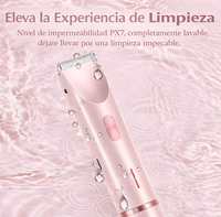 Recortadora y Afeitadora Eléctrica 2 en 1 para Bikini – Resistente al Agua