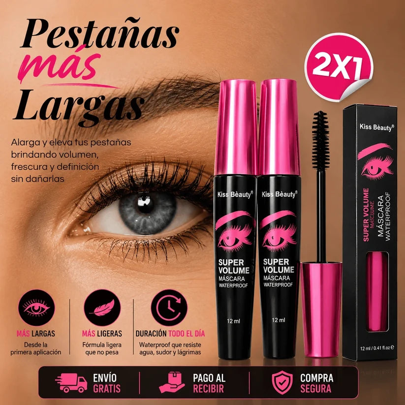 2 Mascara de pestaña super volumen